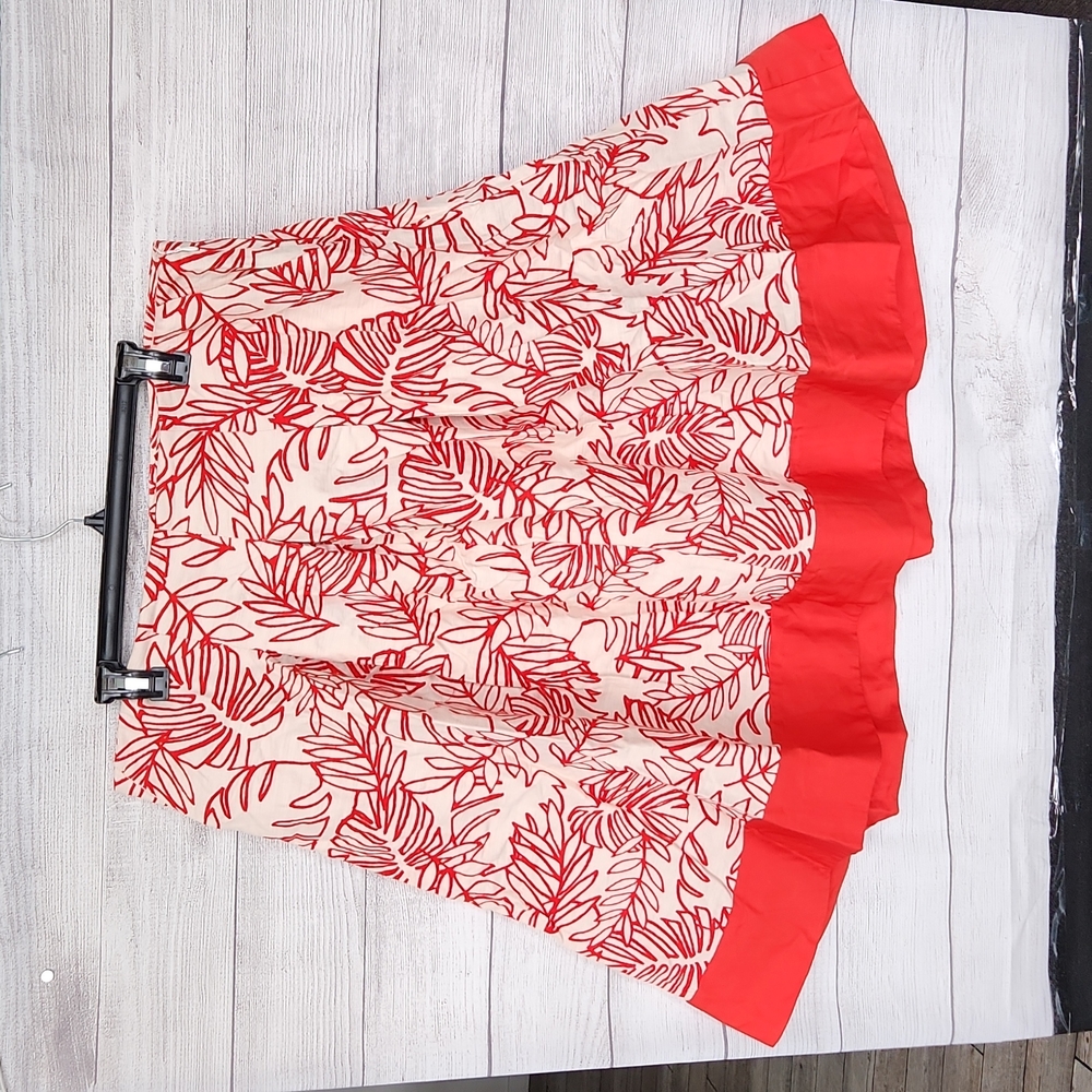Lane bryant floral midi skirt